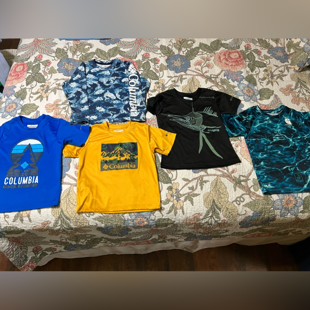 Kids dry fit shirts
